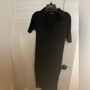 Banana Republic ribbed short sleeved dress.